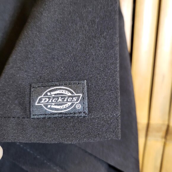 Dickie's Woman's EDS Essentials Medical V Neck Scrub Top 3XXL Black NEW - Picture 8 of 8